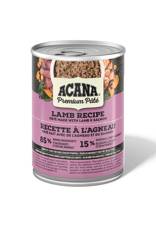 ACANA PREMIUM P&Acirc;T&Eacute;&trade;, Recette &agrave; l'agneau